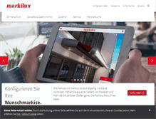 Tablet Screenshot of markilux.com